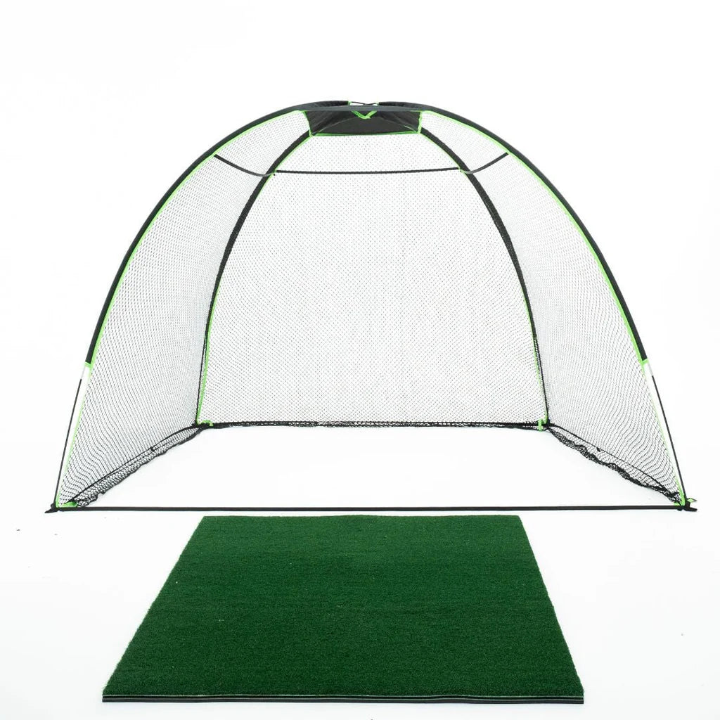 10' x 7' Rounded Golf Net | Indoor & Outdoor Golf Practice Net