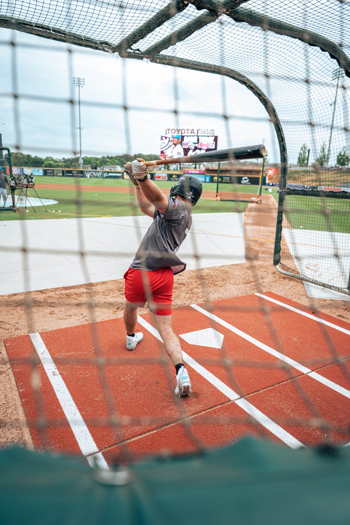6 × 12 Proball Baseball Hitting Mat - Clay Nylon, Painted Plate, Flexible 5mm Foam