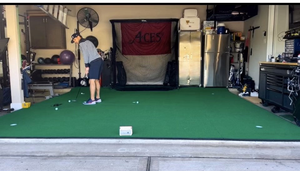 Big Moss V2 Putting Turf finished install