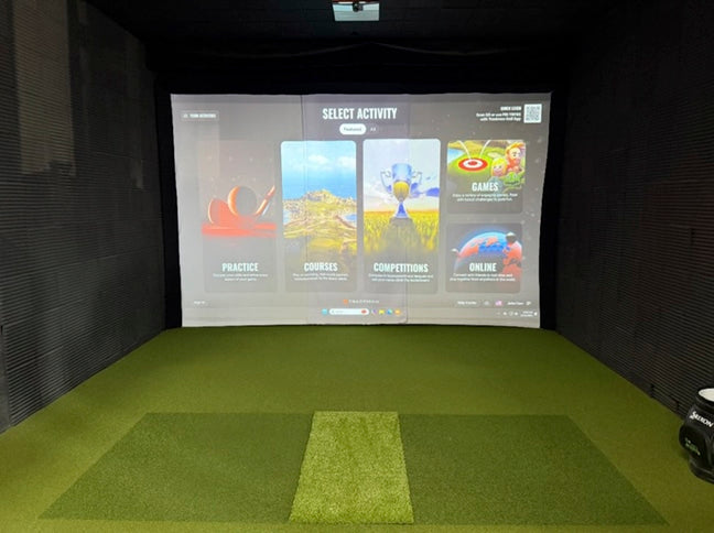 Pure Flight Premium Hitting Strip realistic golf turf close-up