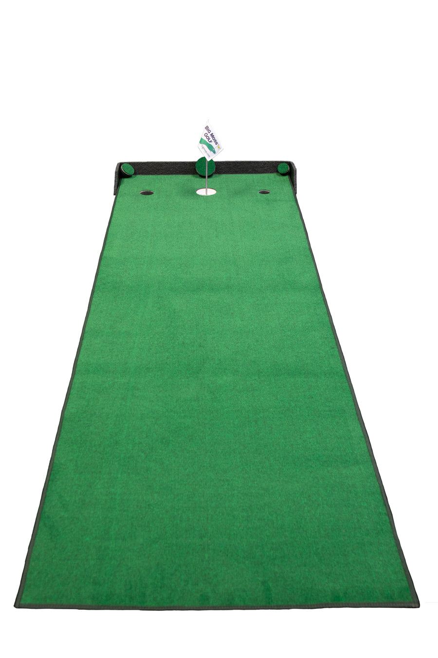 Competitor V2 indoor putting green with three hole sizes for accuracy training.