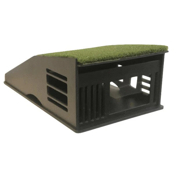Golf Simulator Projector Floor Mount Enclosure, front angle view