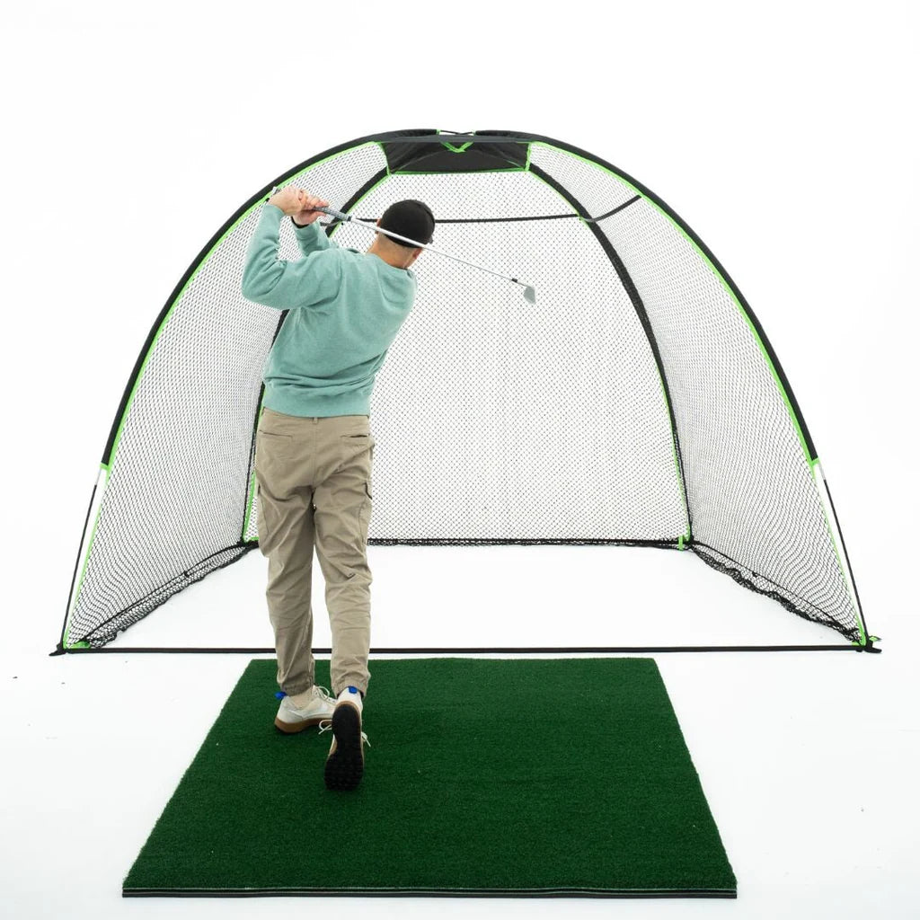 10' x 7' Rounded Golf Net | Indoor & Outdoor Golf Practice Net