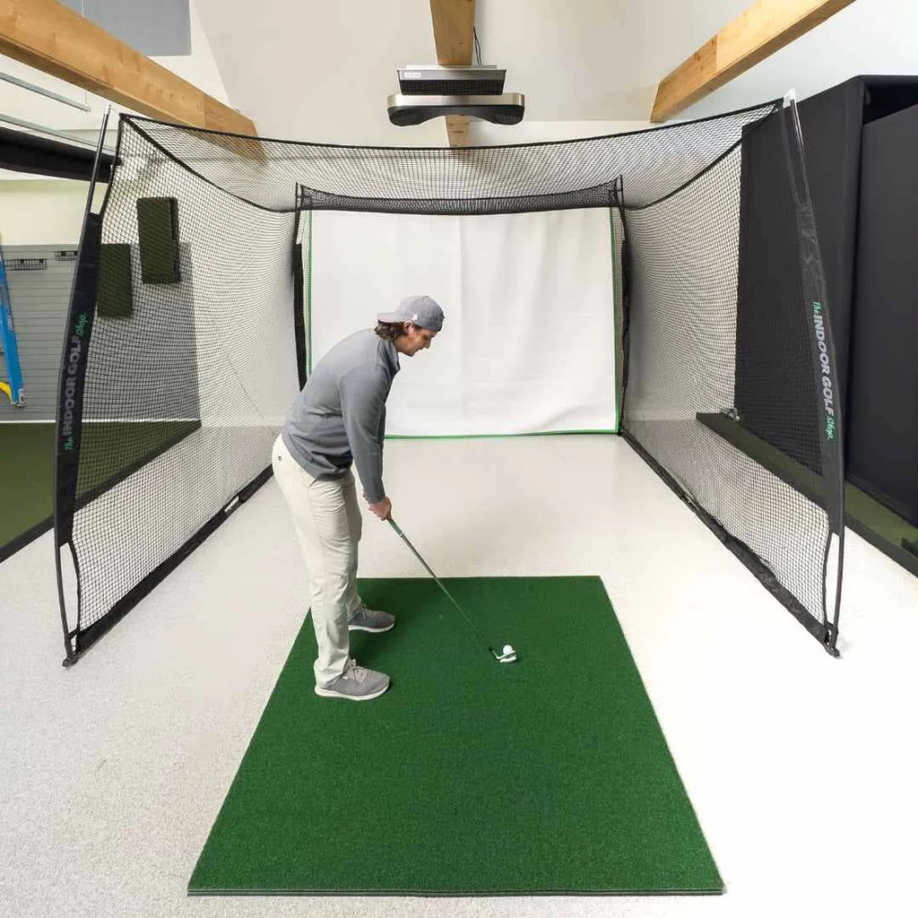 10x8x10 Square Golf Net with impact screen