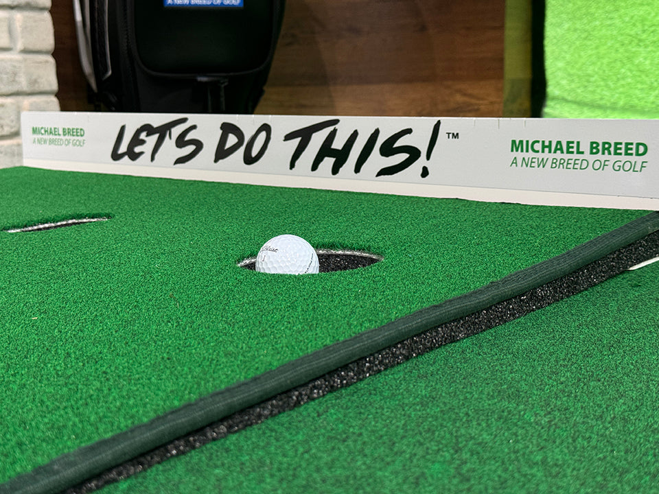 Michael Breed Let's Do This! 2.0 Training Green | Premium Indoor Putting & Chipping Practice System