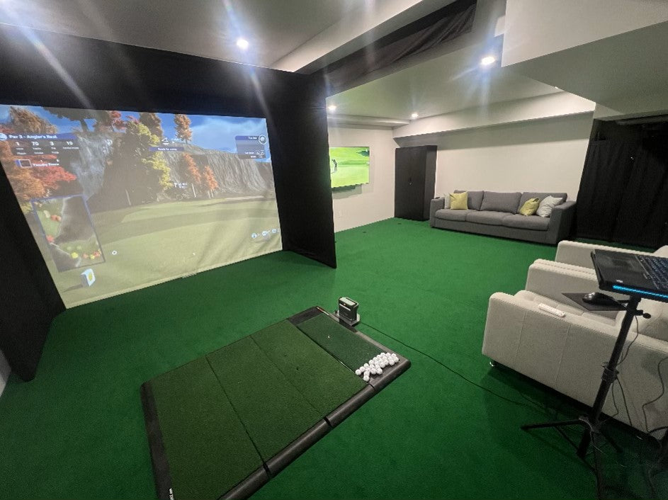 Big Moss V2 Putting Turf install view