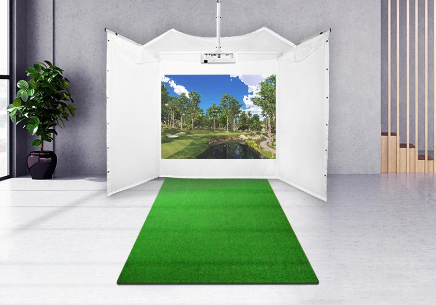 HomeCourse ProScreen 180 ceiling and wall mounting installation options