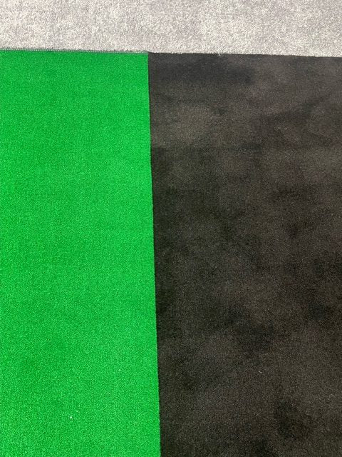 Big Moss Midnight Shadow black putting turf installed