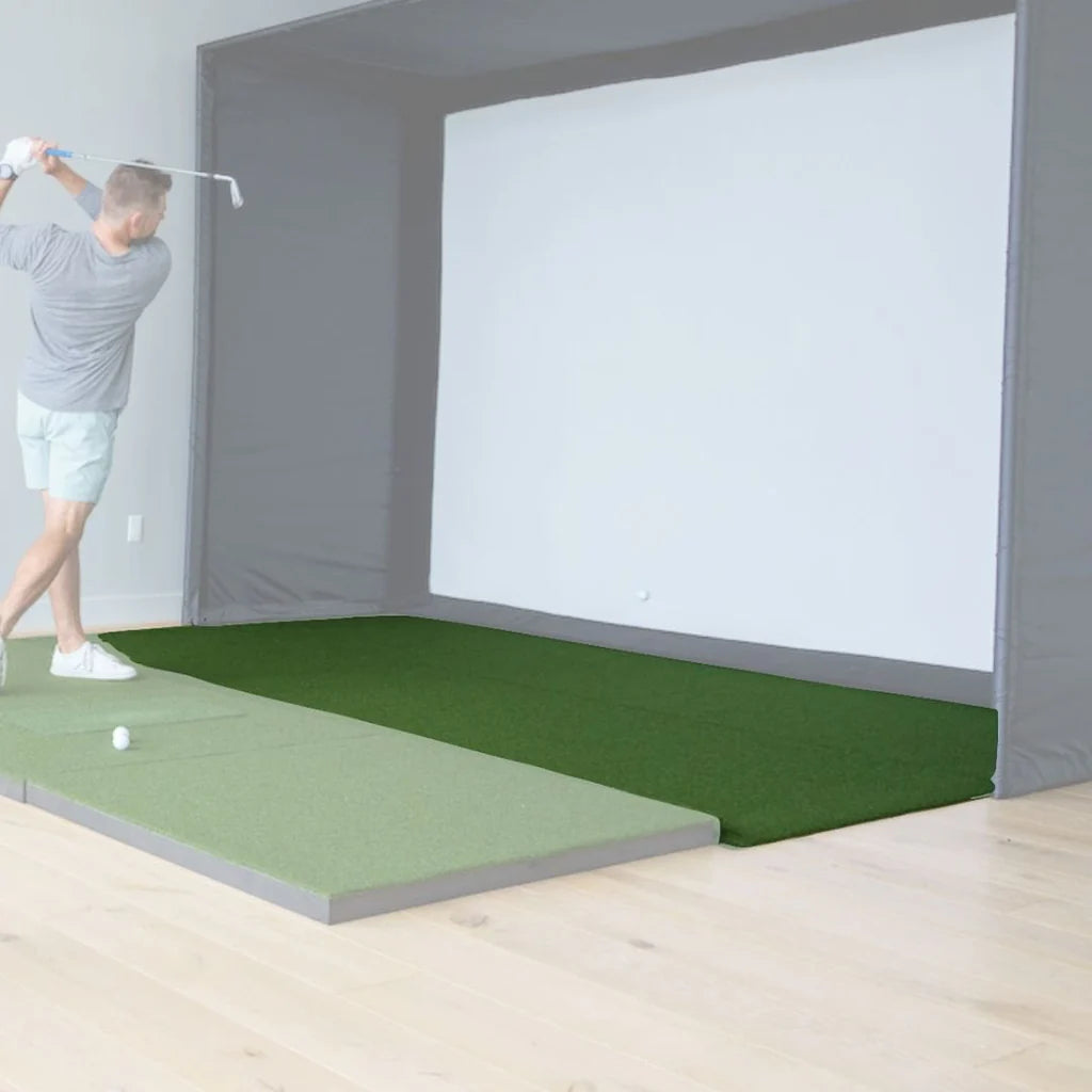 Landing Pad Mat installed in a SIG10 Golf Simulator Enclosure