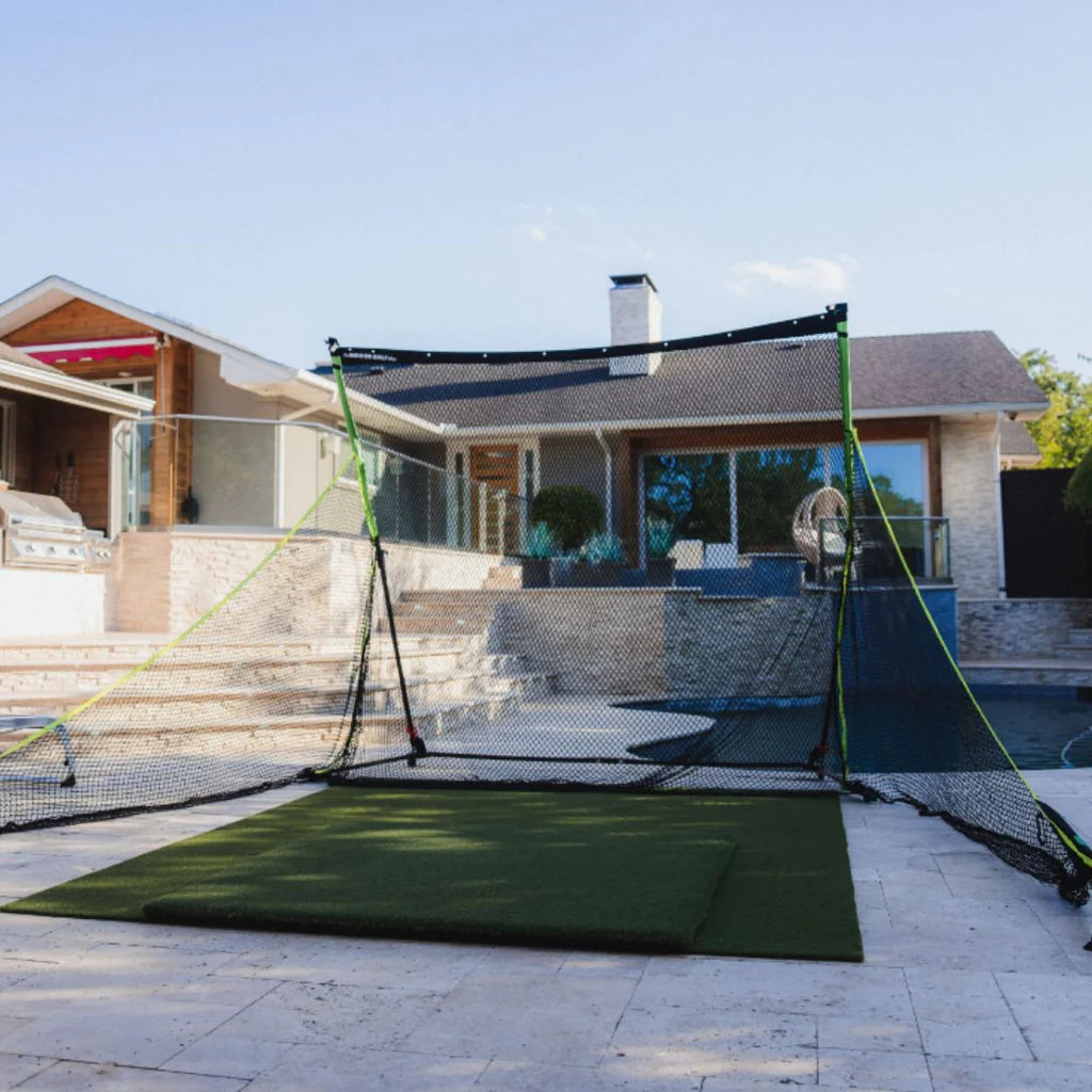 SIGPRO Golf Net practice setup