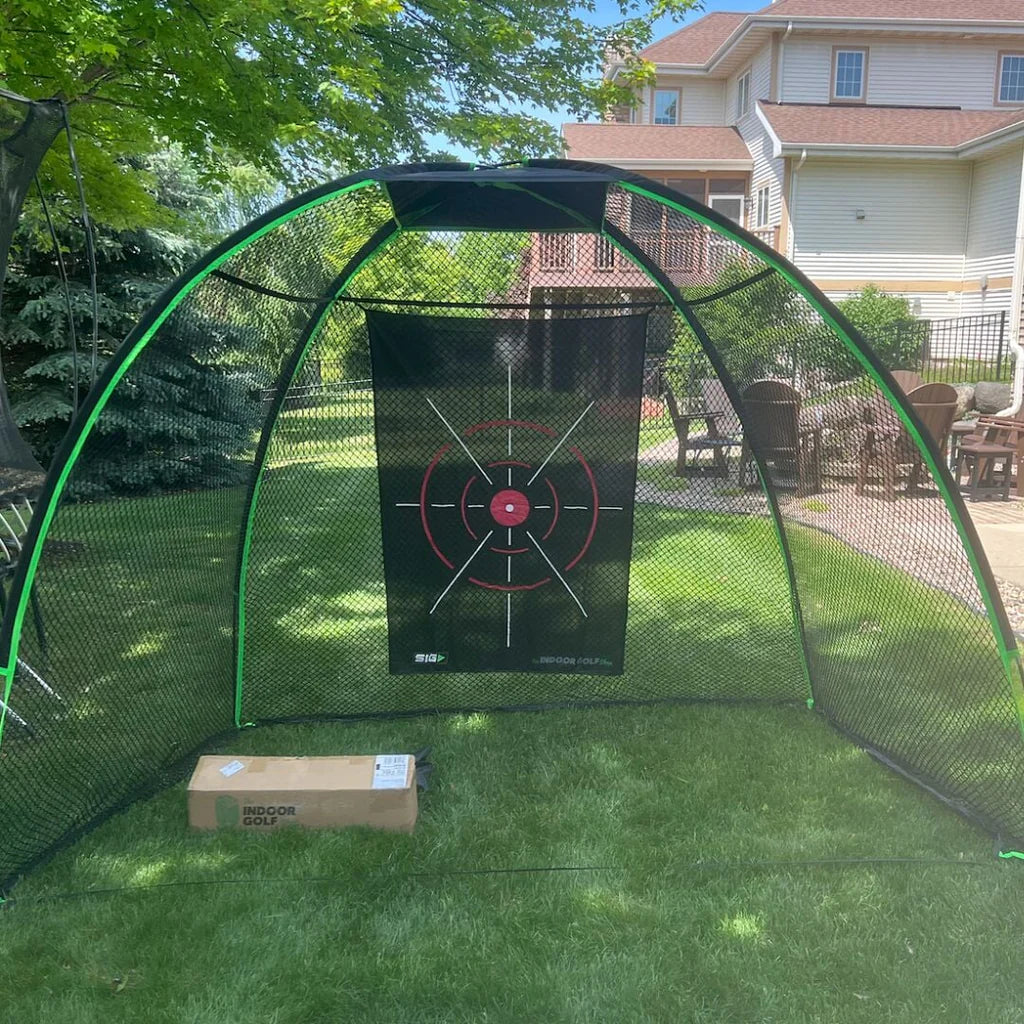 10' x 7' Rounded Golf Net | Indoor & Outdoor Golf Practice Net