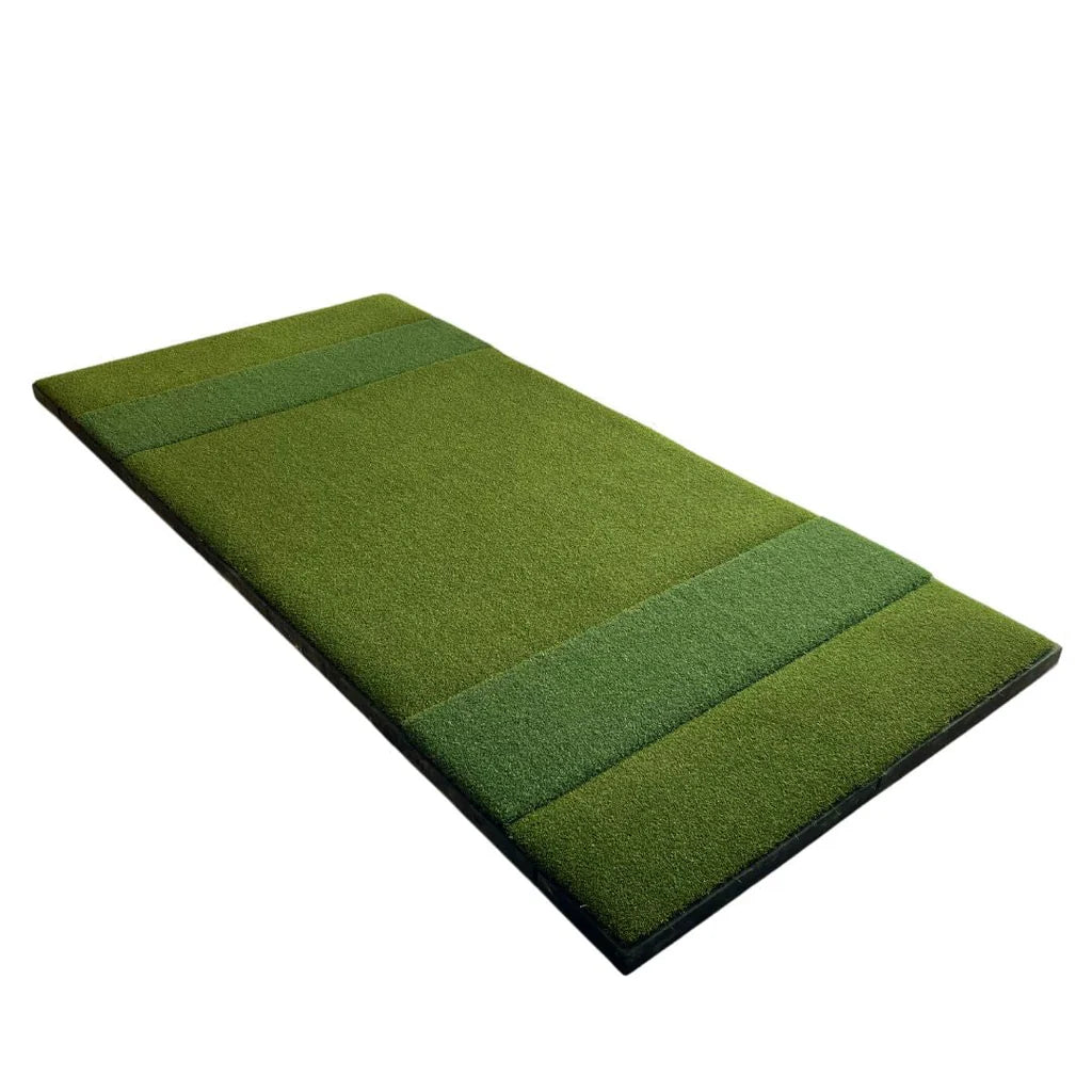 SIGPRO Super Softy 4x8'4" Double Sided Golf Mat angled view