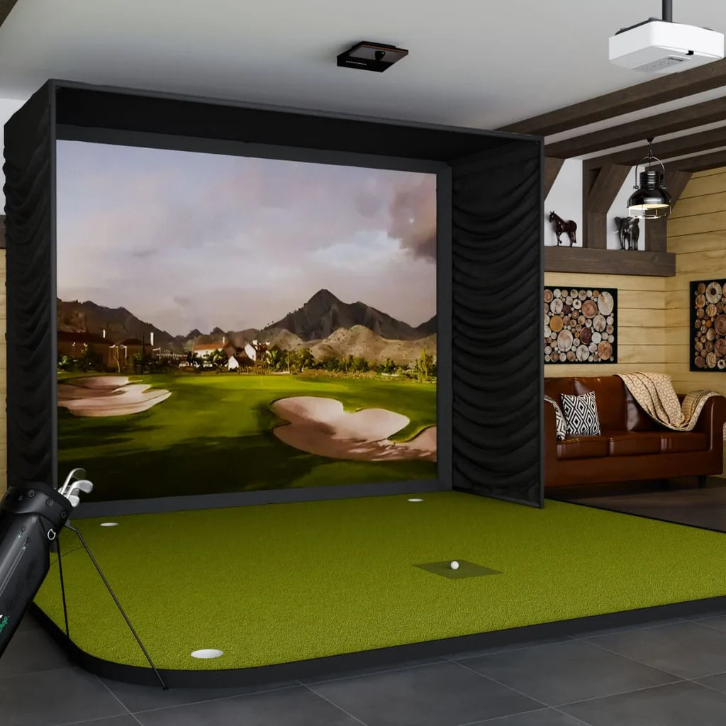Trackman iO SIG12 Golf Simulator Package - Premier Gray Screen - Complete Edition