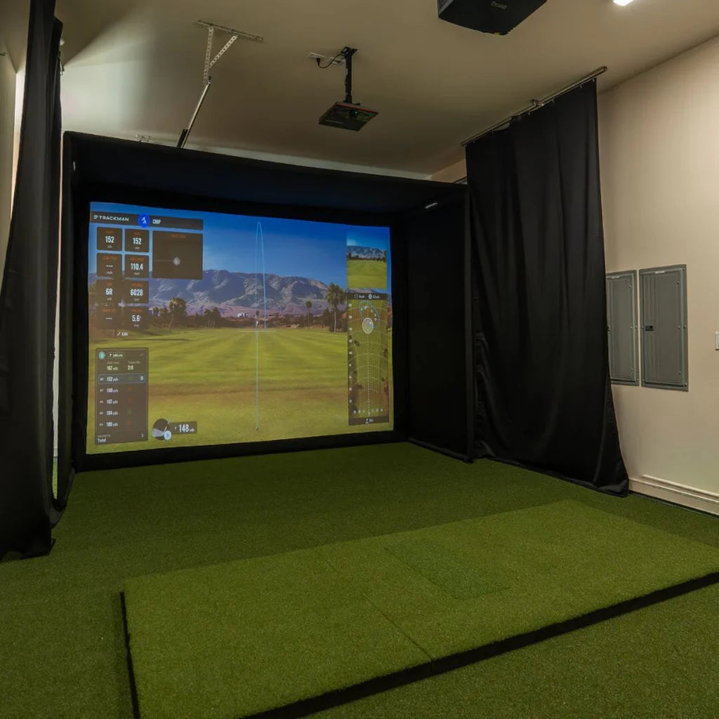 Trackman iO SIG12 Golf Simulator Package - Premier Gray Screen - Complete Edition
